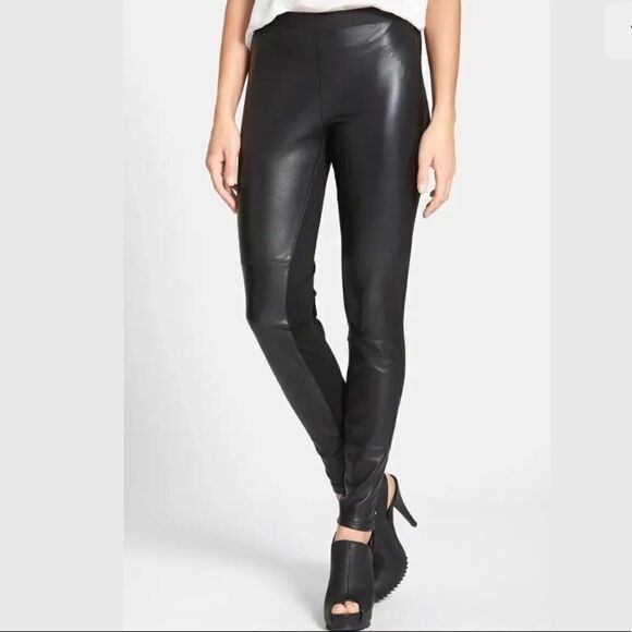 The Fisher Project Leather Front Leggings Size XS - Picture 1 of 7